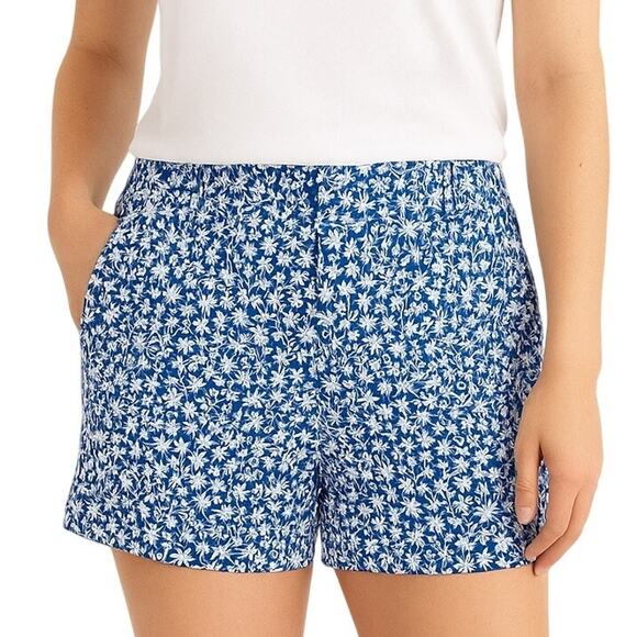 Vineyard Vines Blue Otomi Print Every Day Shorts Size 10 - Picture 1 of 11